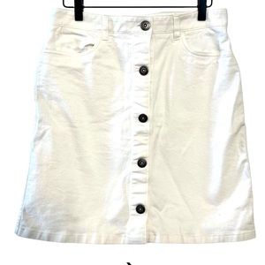 Brooks Brothers Red Fleece Denim Skirt